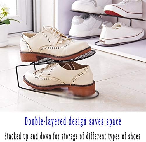 LKH Shoe Slots, Shoe Slots Space Saver, Organizador de calçados de ferro, resistente ao desgaste, Durável - 10 peças Conjunto