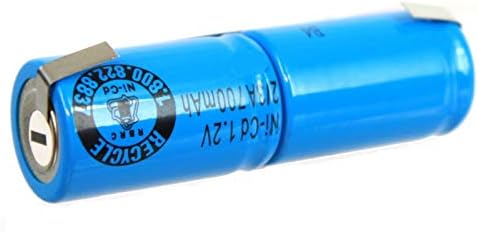 2x 2.4V Bateria para Remington Razors DF30, DF40, WDF7000, XLR 9600, XLR 9800 Substitui Razor-13