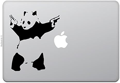 Loja gentil MacBook Air/Pro 11/13 MacBook Sticking Shooting Panda Banksy Black M594