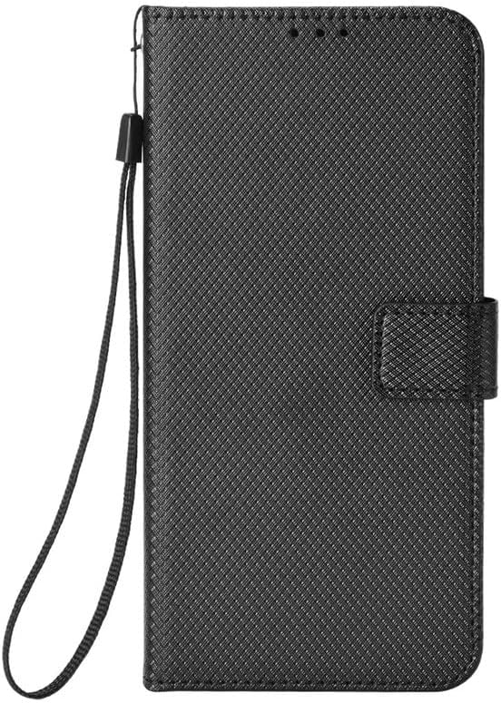 Maouici Compatível com a caixa de carteira para impulsionar o celular CELER 5G Plus/Boost Mobile Celero 5G +, capa de flip de carteira, tampa de proteção de fólio de couro preto