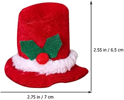 6 sets lindos chapéu lenço decors enfeites de natal