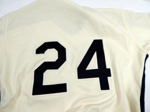 1988 Houston Astros #24 Jogo emitido Cream Jersey 42 DP35425 - Jerseys MLB usada para jogo MLB