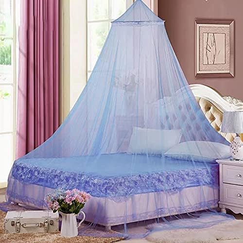 Rede de mosquito do dossel de cama Eimilaly, copa da cama para decoração do quarto de garotas - proteção de insetos pendurados para