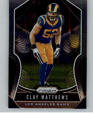 2019 Panini Prizm 245 Clay Matthews Los Angeles Rams NFL Football Trading Card