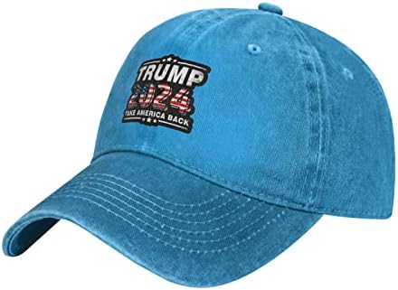 GHBC Trump 2024 Take America Back Adults Baseball Cap Tens Womens Dadd Hat Hat