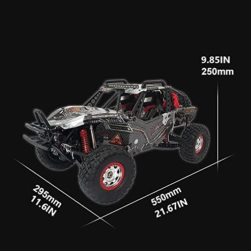 Qiyhbvr 1:10 carros rc sem escova de 60 kmh de alta velocidade de alta velocidade carro controle remoto 4x4 Off Monster Truck Electric All Terrain Toys Hobby Veículo para crianças e adultos
