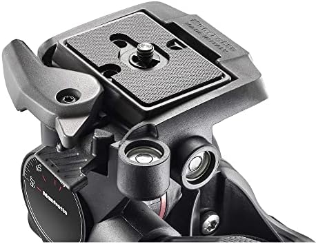 Manfrotto X-Pro 3 vias Cabeça de tripé, para tripés de câmera, cabeça de bola fluida, estabilizador de câmera, acessórios de fotografia para criação de conteúdo, fotografia profissional