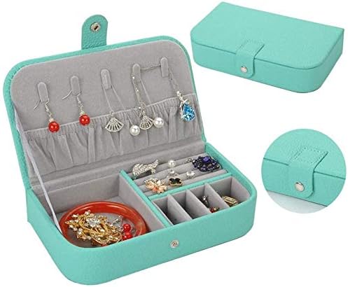 Caixa de armazenamento de jóias Caixa de jóias Organizador mostra tracário de trava requintada caixa de jóias de jóias