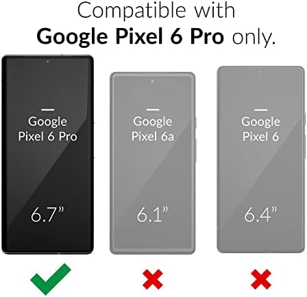 Crave Dual Guard para o Google Pixel 6 Pro, Proteção à prova de choque Case de camada dupla para o Google Pixel 6 Pro - Spruce sombreado