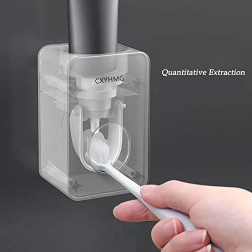 Dispensador de pasta de dente cxyhmg, 2 pcs para pasta de dente automática, acessórios para o banheiro de montagem