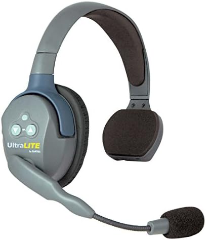 EARTEC UL422 ULTRALITE FULLITE DUPLEX INTERCOLE sem fio Sistema de Comunicação 2 Vias-1 Ulsm Headset Mestre de Ear-Ear, 1 ULSR HOPENSE