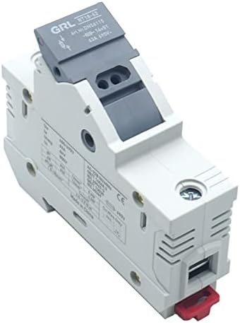 Zaahh 1pcs AC RT18-63 Caixa de porta-fusíveis Base de sopro rápida cerâmica 14x51mm 500V Ro16 Din Rail Moun