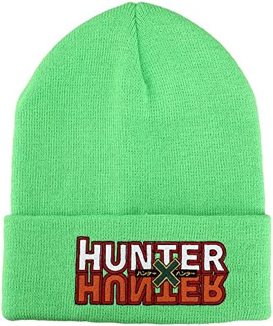 Hunter x Hunter Anime Bordado Logo Patch Neon Green Knit