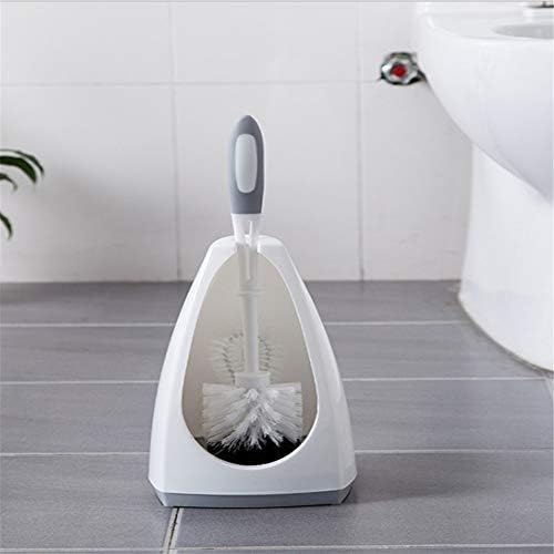 Pincel vibratória de witpak branco com assento conjunto de vaso sanitário durável porta -escova do vaso sanitário