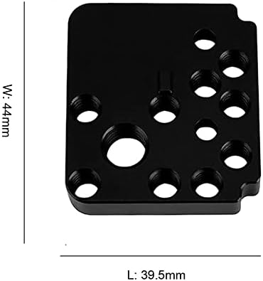 Placa de montagem de Niceyrig para DJI Ronin SC/S, Montagem lateral Gimbal com 1/4 '' 3/8 '' Localizando Hole Cold Shoe - 277