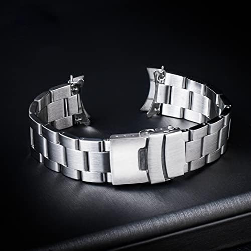 FFHAO para CASIO MDV106-1A MDV-107 MTP-VD01 MDV-106D Strap aço inoxidável pulseira de pulseira de metal de 20 mm 22mm