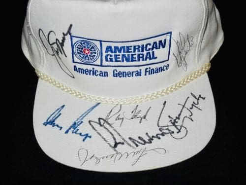 American Geral Golf Hat autografado - Jack Nicklaus, Gary Player, Lee Trevino, equipamento de golfe autografado