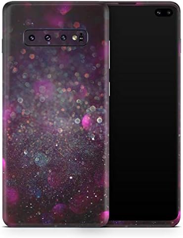 Design Skinz roxo e rosa sem foco orbes de vinil de vinil com tampa de embrulho compatível com Samsung Galaxy S10 Plus