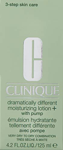 Clinique dramaticamente loção hidratante diferente+ com bomba muito seca a seca pele de 4,2 oz / 125 ml