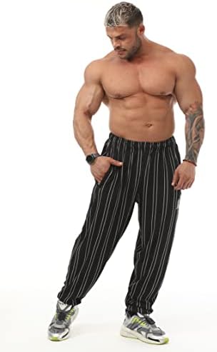 Big Sm Sportswear Company Men's Chain Pattern Baggy Workout Sweatpants