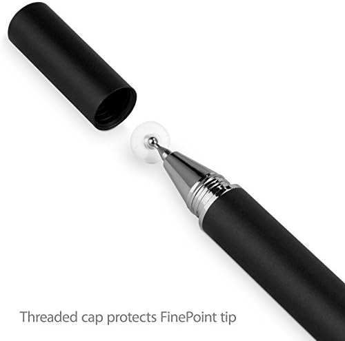 Caneta de caneta de onda de ondas de caixa compatível com ssa wi -fi picture moldura de imagem zn -dp1501 - caneta capacitiva finetouch, caneta de caneta super precisa - jato preto