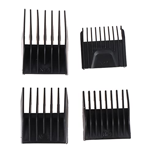 4 PCs Cabelo universal Clipper Limit Comb Guide de substituição de plástico Peça para todos os Clippers/Anders