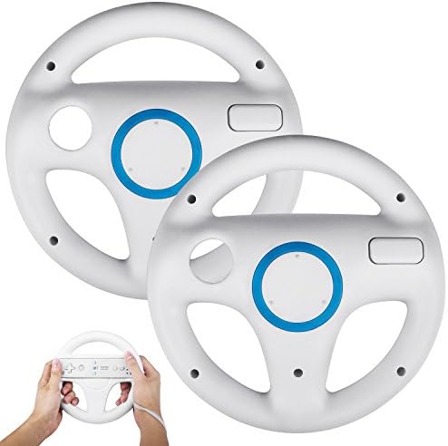 Techken Racing Wheel Compatível para controladores Wii Wii Remotes