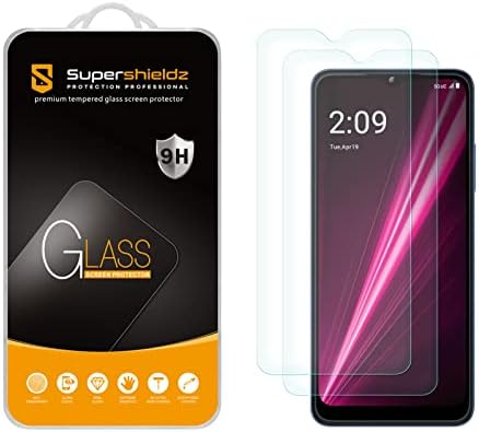 SuperShieldz projetado para T-Mobile Revvl 6 5g Protetor de tela de vidro temperado, anti-ratinho, bolhas sem bolhas