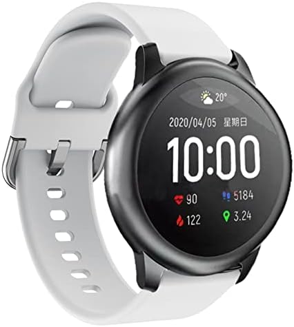 Acessórios de pulseira kangdd watch watch 22mm para xiaomi haylou solar ls05 smart assista start silicone tira de pulseira de pulseira de pulseira