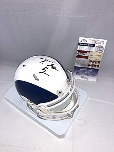 Terrell Lewis assinou Los Angeles Rams AMP Mini capacete JSA 2 - Mini capacetes da faculdade autografados