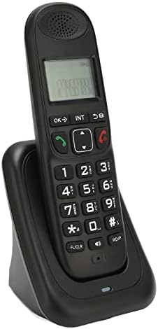 Telefone para o telefone fixo, telefone sem fio com teclas de retroilumação extra grandes, sistema de atendimento de