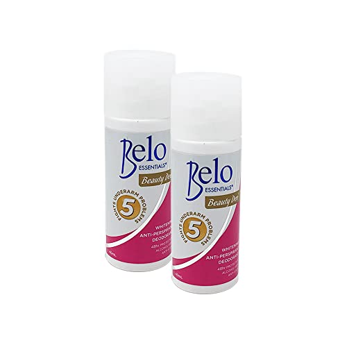 2 Belo itens essenciais anti-perspirantes desodorante de clareamento 2 x 40ml