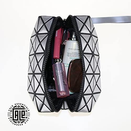 Cale Essentails Makeup and Cosmetic Bag - Zipper Pouch Travel Organizador cosmético com pulseira