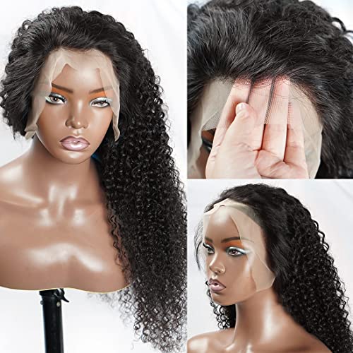 Romface 34inch perucas de cabelo humano para mulheres13x4 perucas de renda encaracolada cabelos humanos 180% de densidade