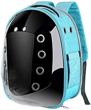N/A Backpack portátil de viagem de estimação de animais de estimação, design de espuma da cápsula espacial e mochila de bolsa à prova d'água de cachorro