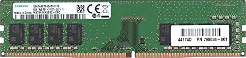 Samsung 8GB DDR4 PC4-19200, 2400MHz, 288 pinos DIMM, 1,2V, CL 17 Módulo de memória RAM da mesa M378A1K43BB2-CRC
