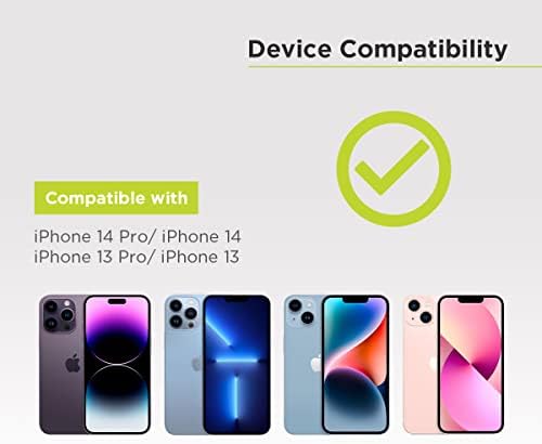 Clareza máxima de pura Clareza HD Protetor de tela de vidro temperado para Apple iPhone 14 Pro 6.1 , cobertura completa, ajuste amigável ao caso, substituição da vida