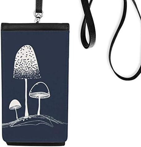 Bolsa de carteira de cogumelo de cogumelo de desenho animado