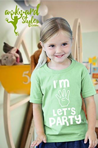 Estilos desajeitados, eu tenho quatro let's fester Toddler t Shirts Infant T camisetas