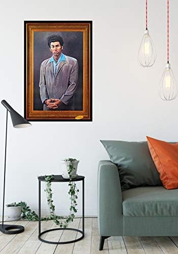 BuyartForless Work emoldurado Cosmo Kramer Retrato-Seinfeld TV SHOM