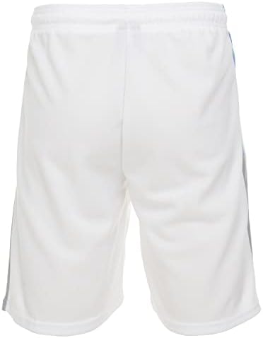 6 Pacote shorts de basquete de listras de malha masculina com bolsos de ginásio