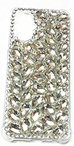 Aikukiki para OnePlus Nord N20 5G Case, 3D Sparkle Slopning Stones Crystal Diamond Bling Glitter Case para OnePlus Nord