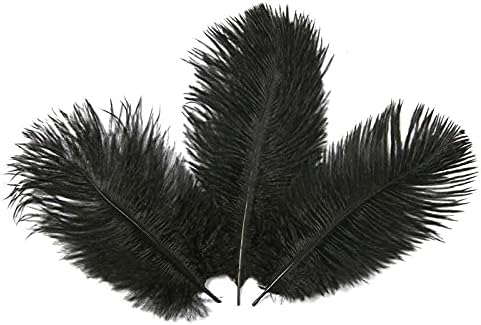 Ttndstore 100 pcs 15-20cm Feathers de avestruz para a decoração de festas de jóias de diy, decoração de festas de casamento