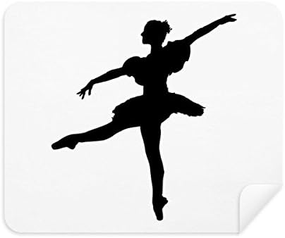Dance Dancer Ballet Art Sports Limpeza de pano Clearner 2pcs Camurça Fabric