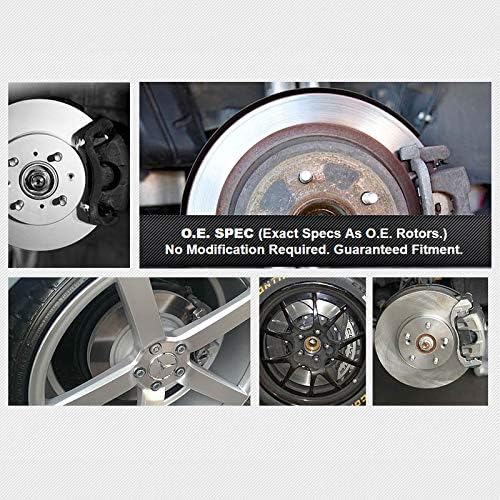 Kit de freios e rotores traseiros do Powersport | pastilhas de freio traseiro | Rotores e almofadas de freio | Pachotas de freio