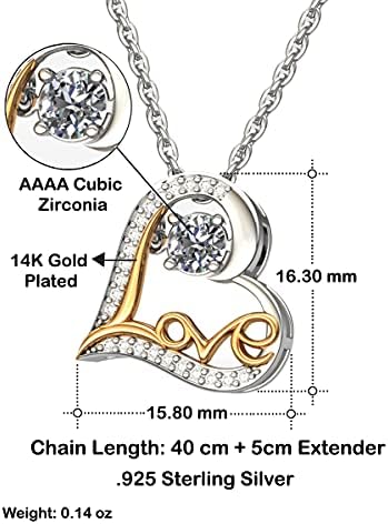 Conexão Instyle com meu presente de colar de neta, 925 colares de prata esterlina para mulheres, presentes da avó da avó para neta,
