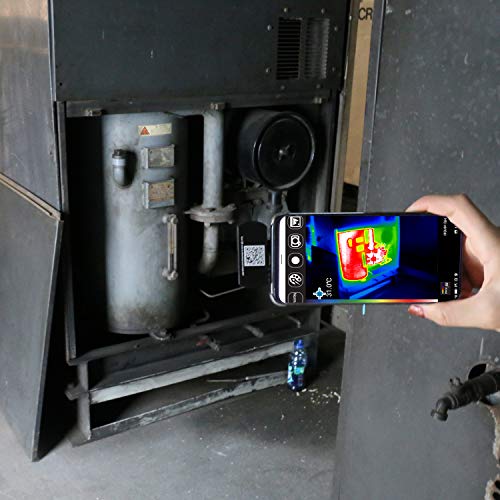 Câmera de imagem térmica de alta resolução HTI-XINTAI para smartphones Android, USB tipo C-preto