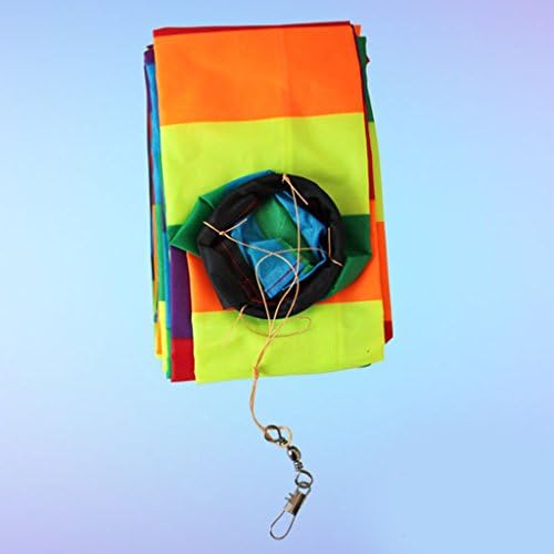 RAHYMA WEIPING - 33 pés compridos Kite Tail Kids Presente Acessório da pipa Rainbow Nylon Kite Tail Stunt Kite piloto