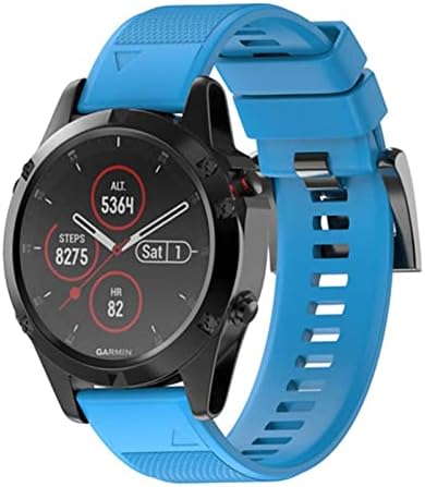 EGSDSE Silicone 26mm 22mm RELUGA RÁPIDO RELHAÇÃO WRISTRAP PARA GARmin Fenix ​​7 7x 5x 5 Plus 3 3HR S60 Watch EasyFit Watch Watch