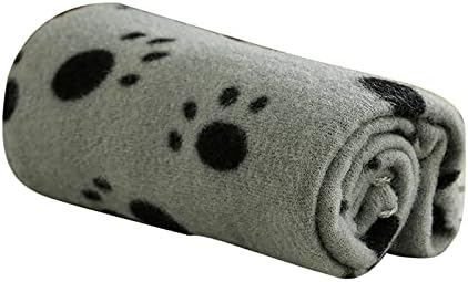 Ihtha lã de tapete de animais e cobertor para cães gatos macios imprimir cobertores de sono de estimação texteis caseiros fofos cobertor